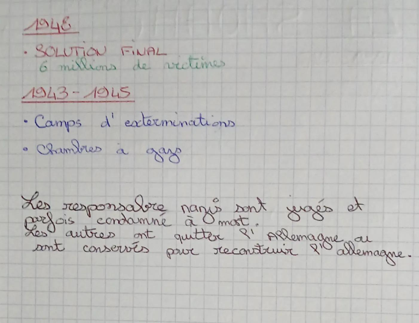 - Histoire

Chapitre nº 3: La Seconde Guerre Mondiale:
(1939-1945)

LES PRINCIPAUX ÉVÈNEMENTS DE LA S.G.M
- Septembre 1939: Invasion Pologne