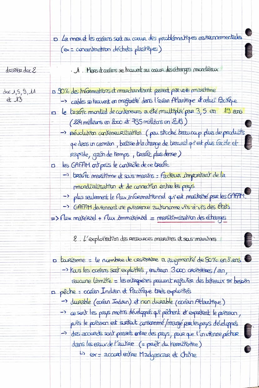 Geographie
Theme 1. MeRs & océans.
-
dossier
doct
Introduction moers et créans, entre peur et fascination
mer/océan : espace isotrope (même 