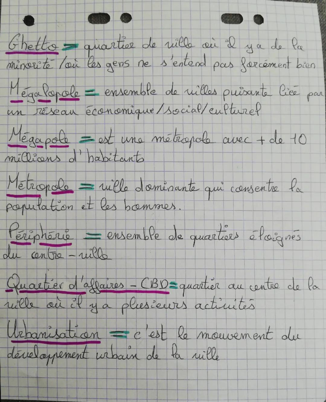 HISTOIRE P'urbanisation
->
dans le monde
Definitions:
Bidonville
endroit on if
des maisons
да
fabriqués en totes/briques, les
pauvres
habite