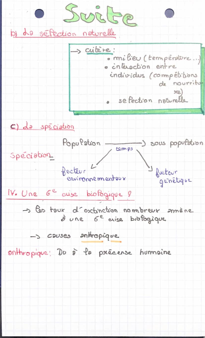 Chapitre 4
SVT
t
d'évolution de la biodiversité
Comment la biodiversite évolue-t-elle ou
cours du temps ?
I les changement actuel de Pobiodi