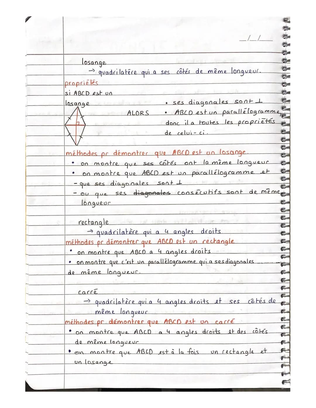 REPÉRAGE DANS LE PLAN
GÉOMÉTRIE
triangle rectangle
A
propriétés
si ABC est un triangle
rectangle en
●
triangle qui a un angle droit
méthodes