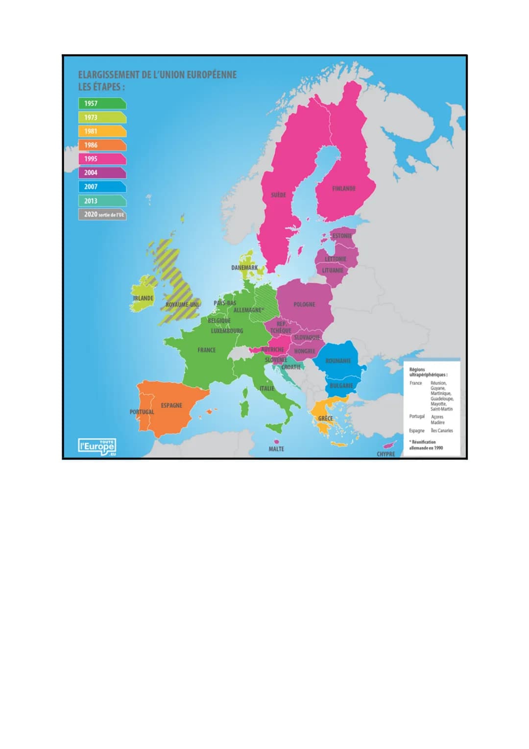 Géographie
Carte des pays membres de l'Union Européenne.
LES CAPITALES DES PAYS
MEMBRES DE L'UNION EUROPÉENNE
Lisbonne
PORTUGAL
Légende :
Li