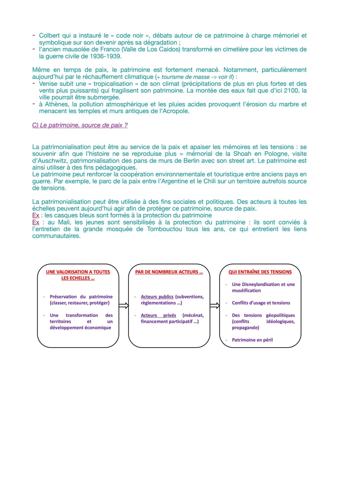 IDENTIFIER, PROTEGER ET VALORISER LE PATRIMOINE :
ENJEUX GÉOPOLITIQUES.
INTRODUCTION
Comment la notion du patrimoine s'est-elle construite e
