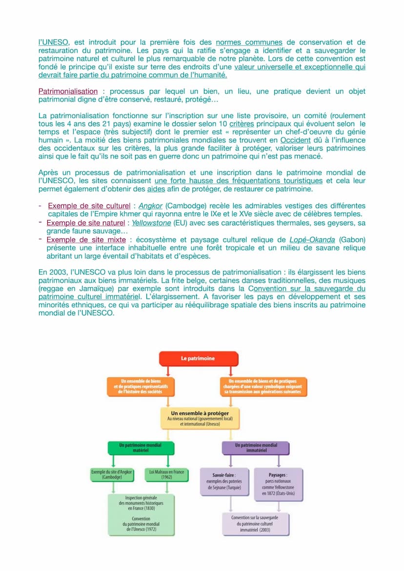 IDENTIFIER, PROTEGER ET VALORISER LE PATRIMOINE :
ENJEUX GÉOPOLITIQUES.
INTRODUCTION
Comment la notion du patrimoine s'est-elle construite e