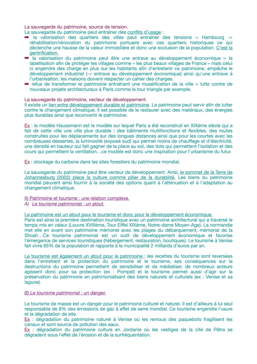 IDENTIFIER, PROTEGER ET VALORISER LE PATRIMOINE :
ENJEUX GÉOPOLITIQUES.
INTRODUCTION
Comment la notion du patrimoine s'est-elle construite e