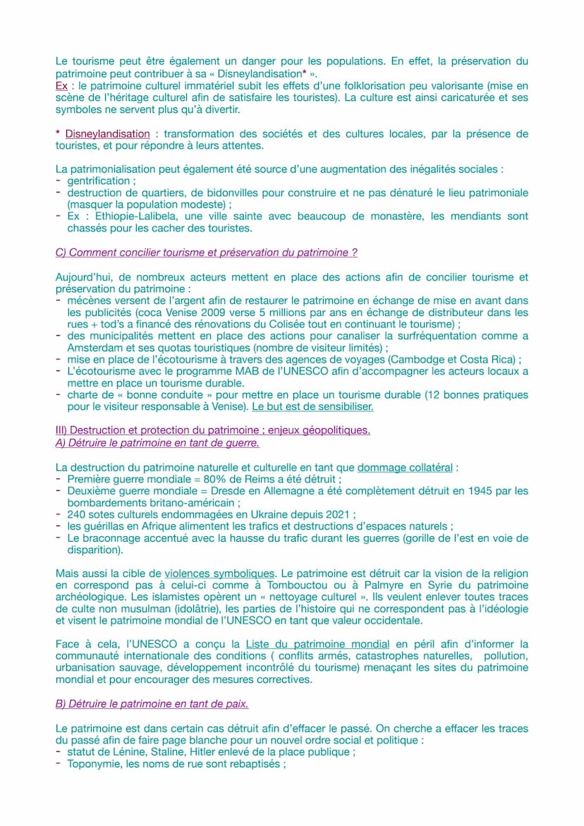 IDENTIFIER, PROTEGER ET VALORISER LE PATRIMOINE :
ENJEUX GÉOPOLITIQUES.
INTRODUCTION
Comment la notion du patrimoine s'est-elle construite e