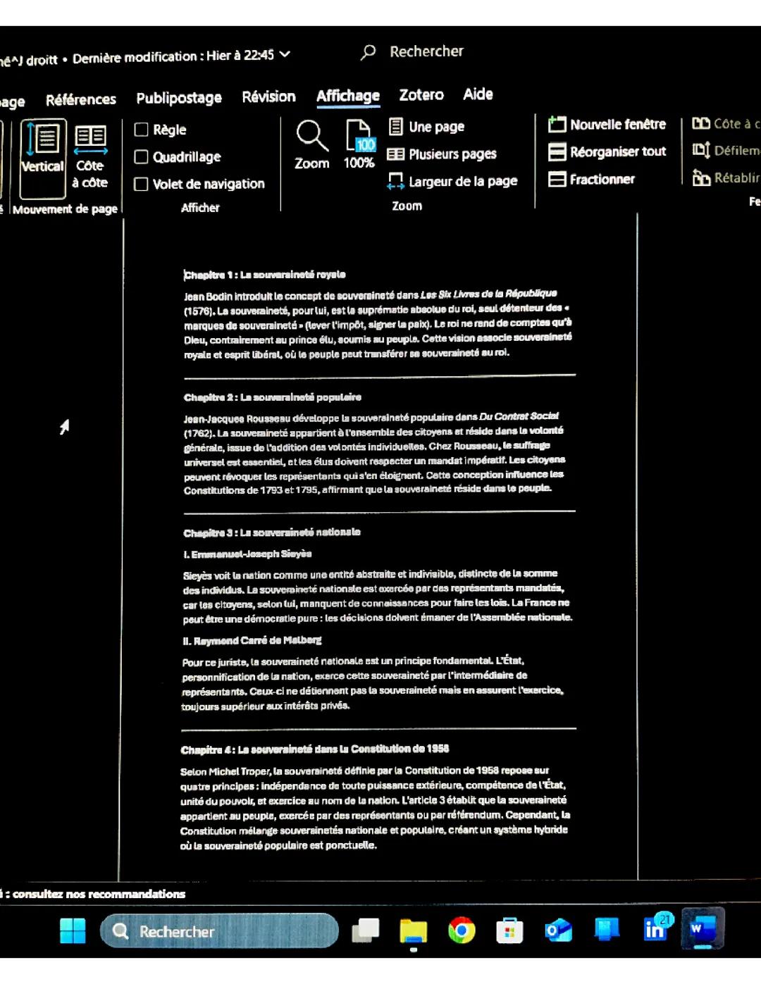 Introduction au Droit Constitutionnel