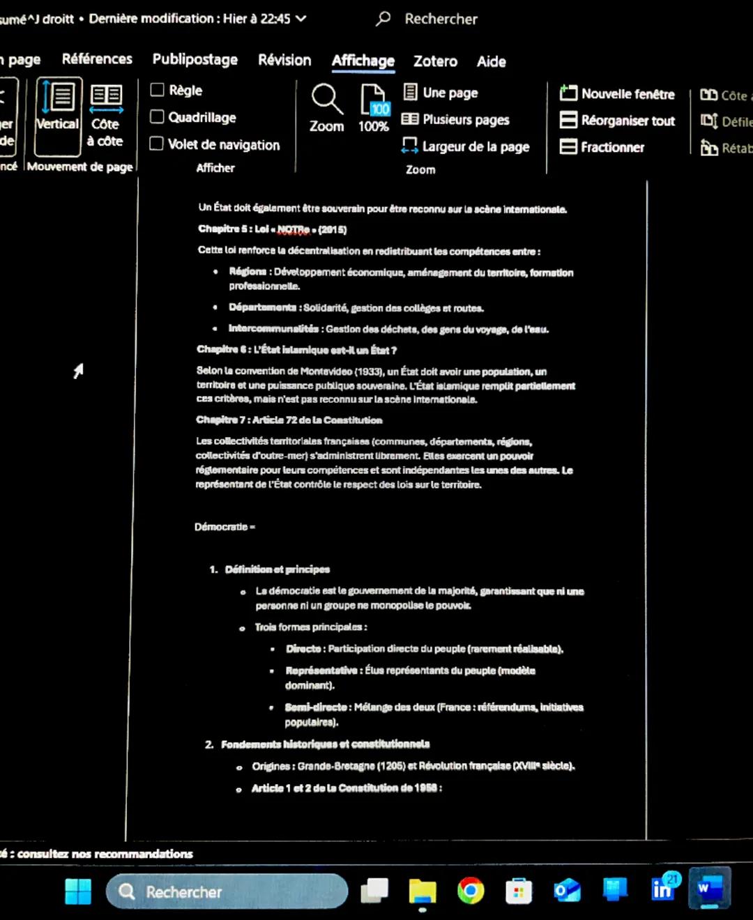 né^J droitt Dernière modification: Hier à 22:45
age
Références Publipostage
Vertical Côte
à côte
Mouvement de page
ㅁㅁㅁ
Règle
Rechercher
Révi