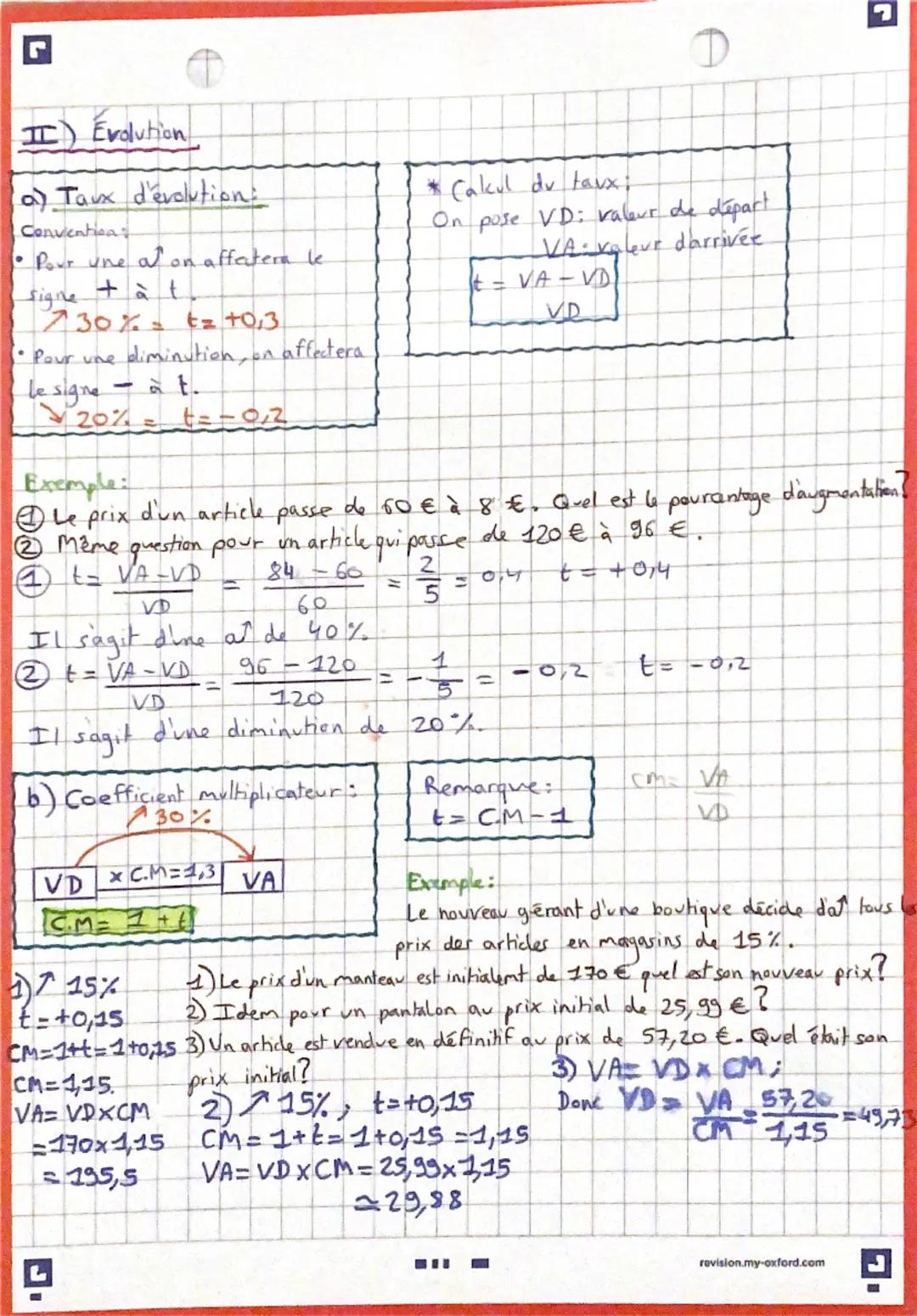 G
uel
MATHS: Proportions et pourcentage:
I) proportions
a) Définition et nalation:
La proportion d'une quantité A
par rapport a une quantile