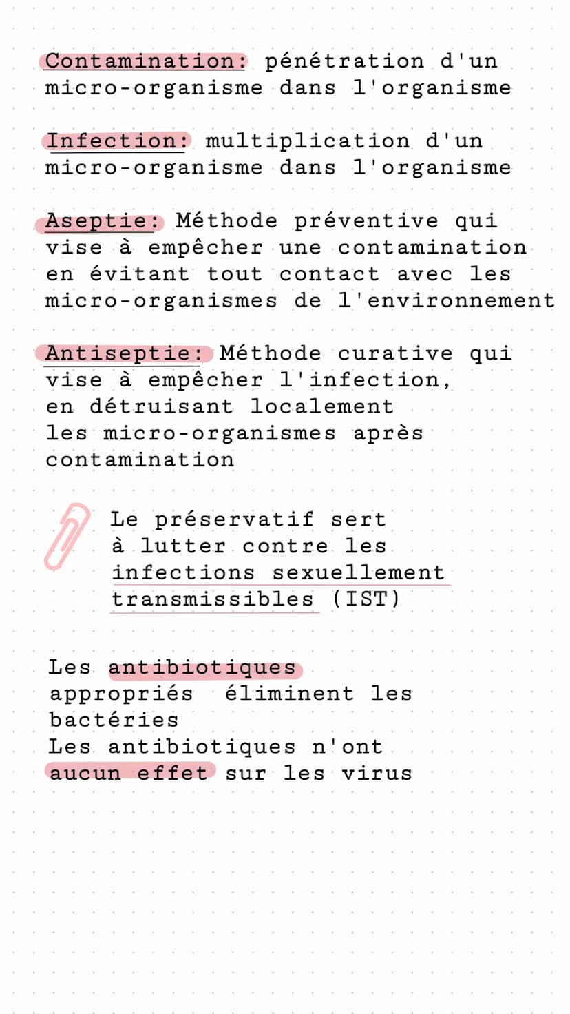 Le risque microbien
H
SVT
●
●
membrane
Dessin d'observation d'une paramécie
au microscope (×400)
virus -> plus petit que
la bactérie
noyau
v