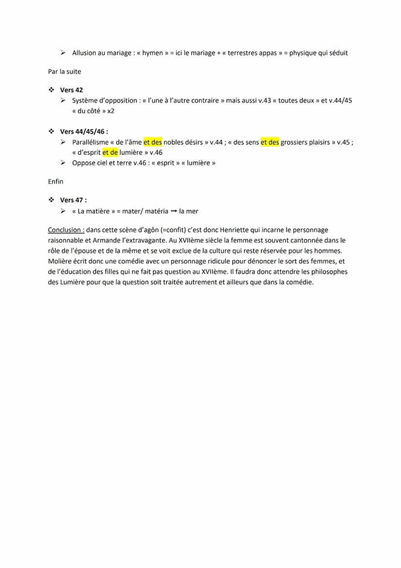 Intro :
Commentaire linéaire : Les femmes savantes, Molière
Jean-Baptiste Poquelin, plus connu sous le pseudonyme de Molière, est un grand d