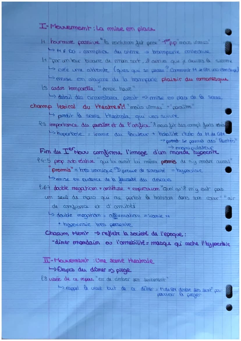 LE DÎNER DES DOPCS
Mamem Lescaut => Abbé Prevot
INTRO-
ammorce → DG & H ont fout bop de malaise actions
Hous les aches sont pordommãe for lo
