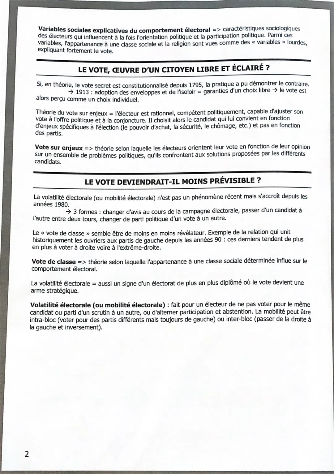 10-VOTER: UNE AFFAIRE
INDIVIDUELLE OU
COLLECTIVE?
COMPRENDRE ET MESURER LE VOTE, UN ENJEU CENTRAL
nécessité de
Élections = l'un des marqueur