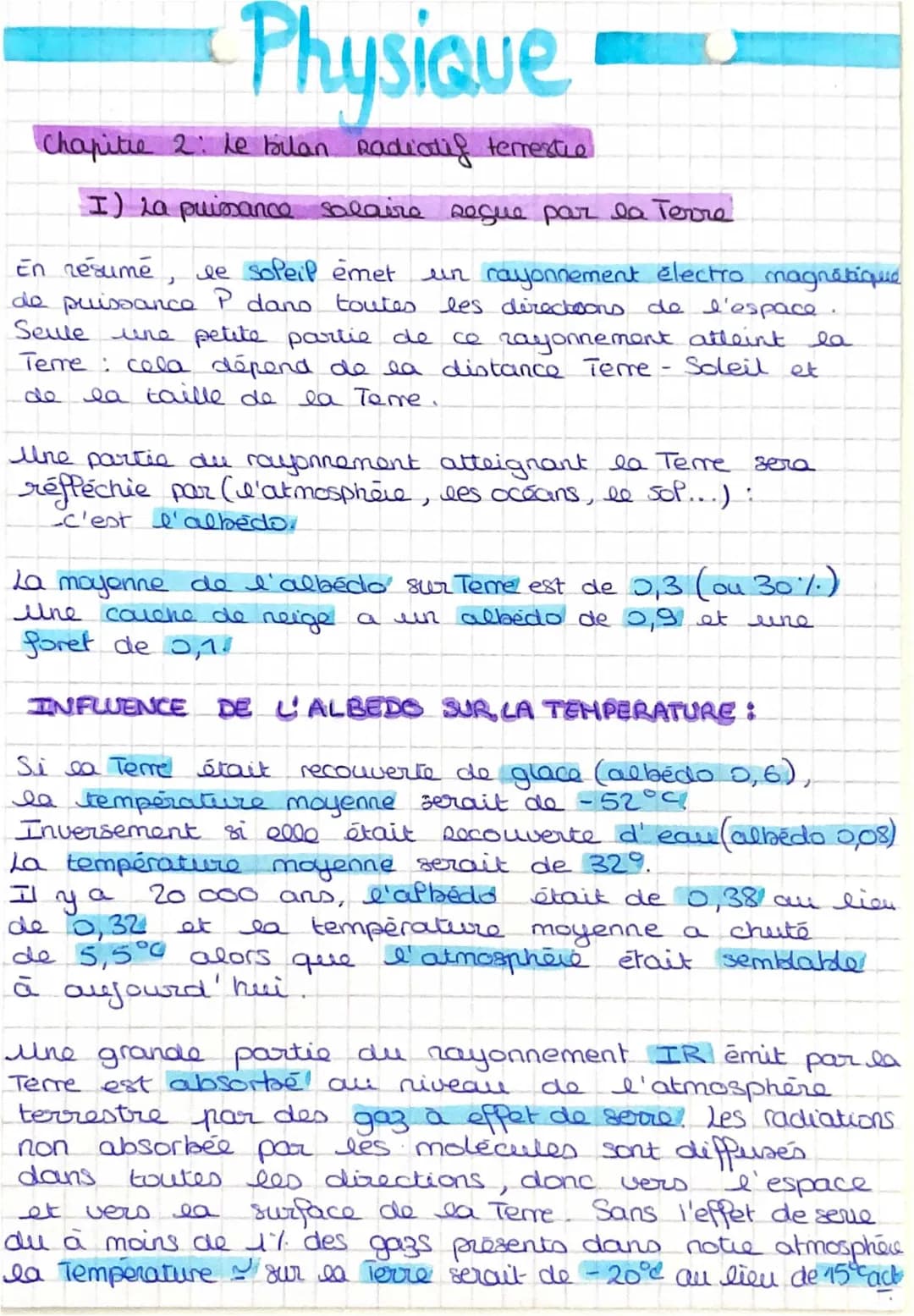 le bilan radiatif terrestre 