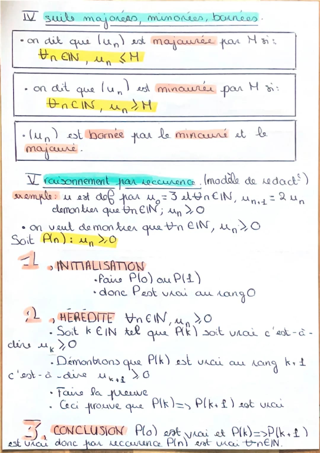 I. Suites arithmetiques.
und un
macar
SUITE ET RECURRENCE
un = 1₂ +nor
un
II. Suite geométrique.
un * 9.
1+2+...+1=
мо
Unit-u
x 9
119.9
2
> 