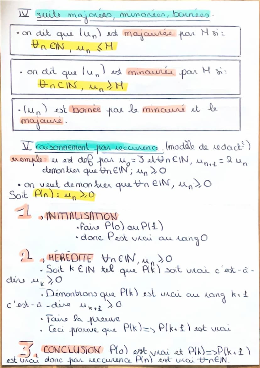 I. Suites arithmetiques.
und un
macar
SUITE ET RECURRENCE
un = 1₂ +nor
un
II. Suite geométrique.
un * 9.
1+2+...+1=
мо
Unit-u
x 9
119.9
2
> 