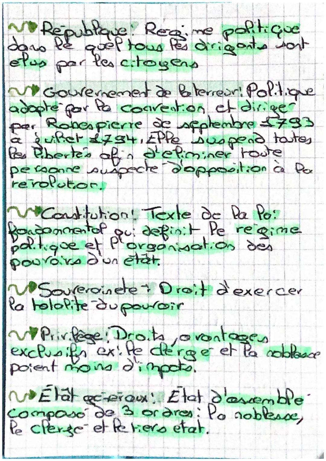 Histoire 4ème

BERNITIONS

I La revolution Brançaise

Empire Regime politique ou Pes
pouvoirs sont concentre entre Pes
mains d'une seule per