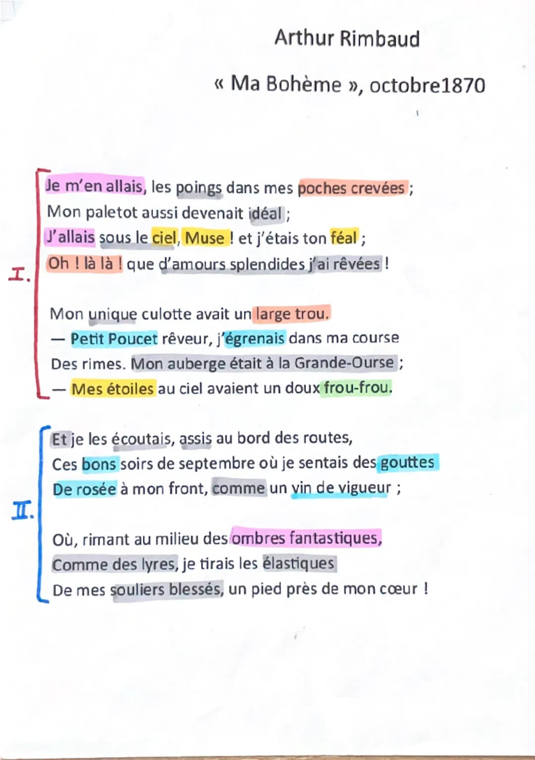 # DA% FR

# ARTHUR RIMBAUD
<< Ma Bohème >>

# INTRODUCTION
XIX è S. = modernité. Alors que les villes se développent, moyens
de transport/lo