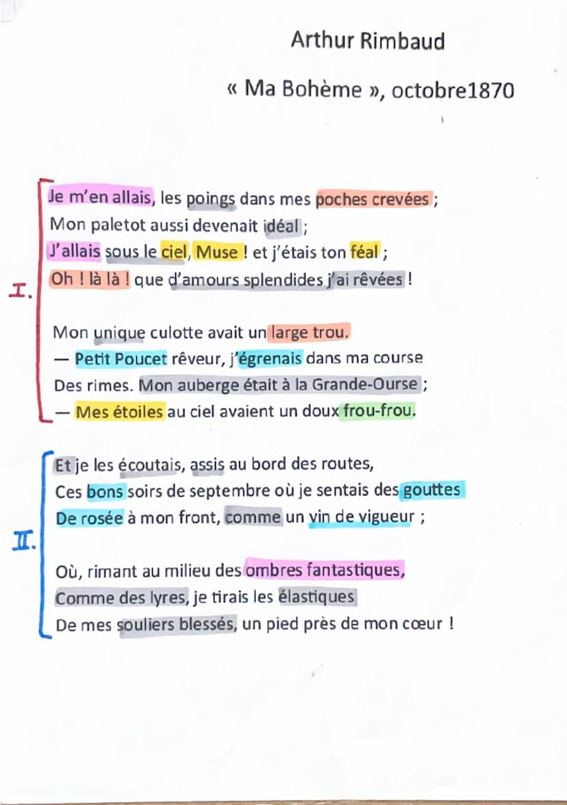 # DA% FR

# ARTHUR RIMBAUD
<< Ma Bohème >>

# INTRODUCTION
XIX è S. = modernité. Alors que les villes se développent, moyens
de transport/lo