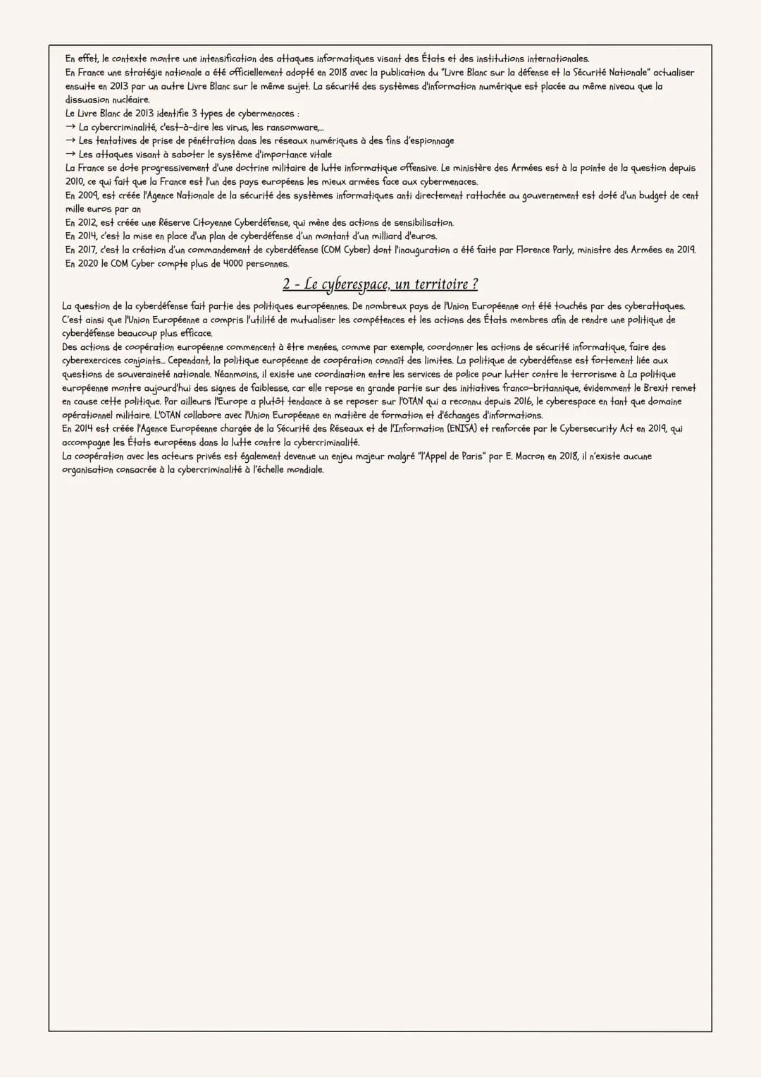 Theme 6
L'enjeu de la connaissance
Axe 3
Le cyberespace : conflictualites et cooperations entre les acteurs
A - Le cyberespace entre réseaux