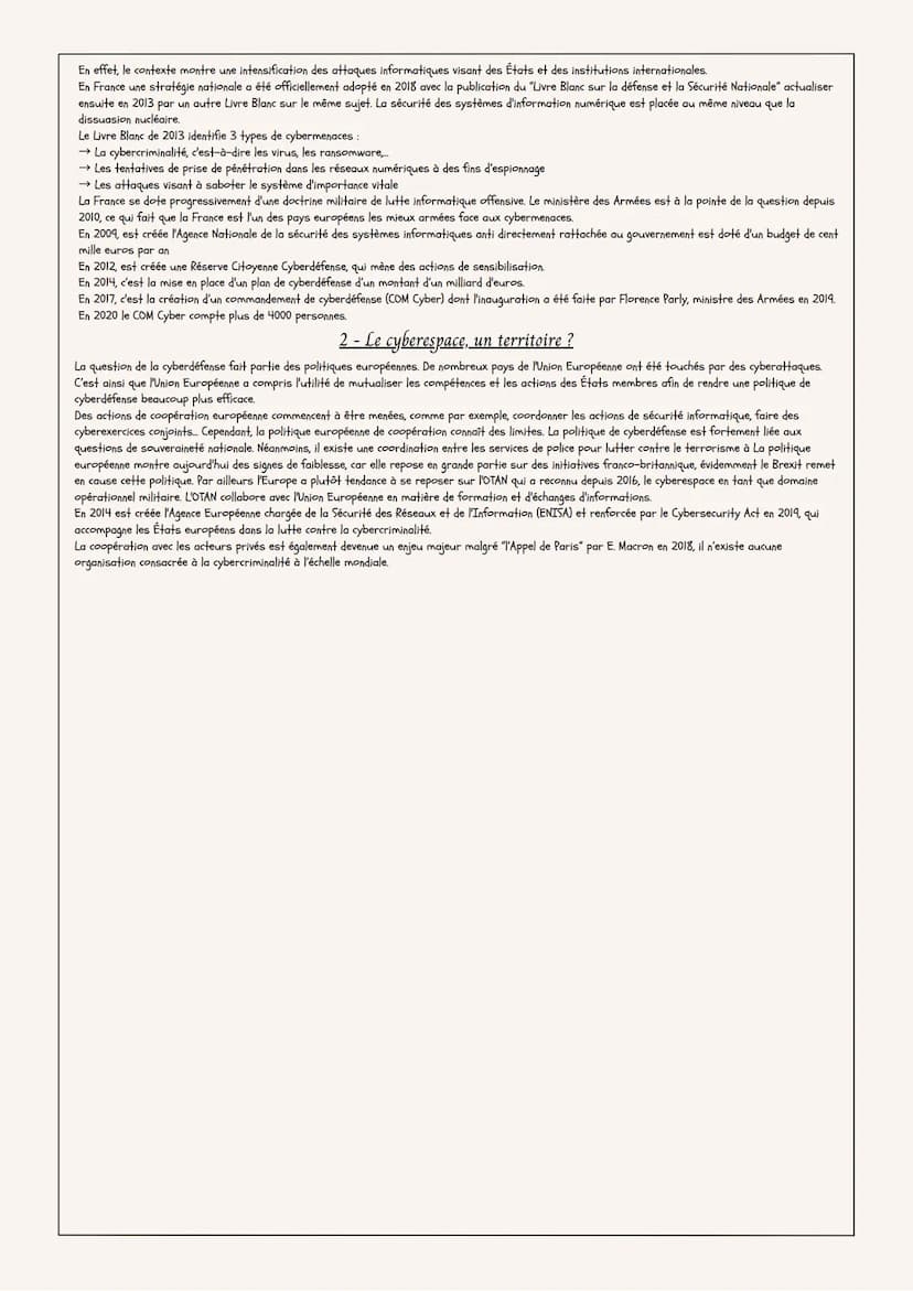 Theme 6
L'enjeu de la connaissance
Axe 3
Le cyberespace : conflictualites et cooperations entre les acteurs
A - Le cyberespace entre réseaux