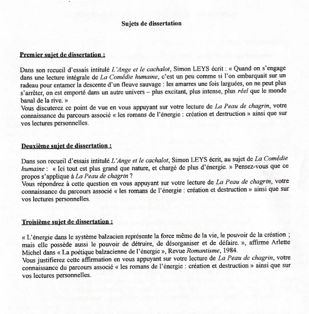 # Sujets de dissertation

Premier sujet de dissertation:

Dans son recueil d'essais intitulé L'Ange et le cachalot, Simon LEYS écrit: « Quan