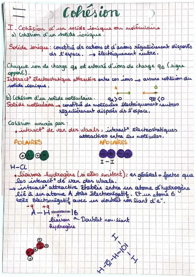 Know Cohésion de la matière  thumbnail