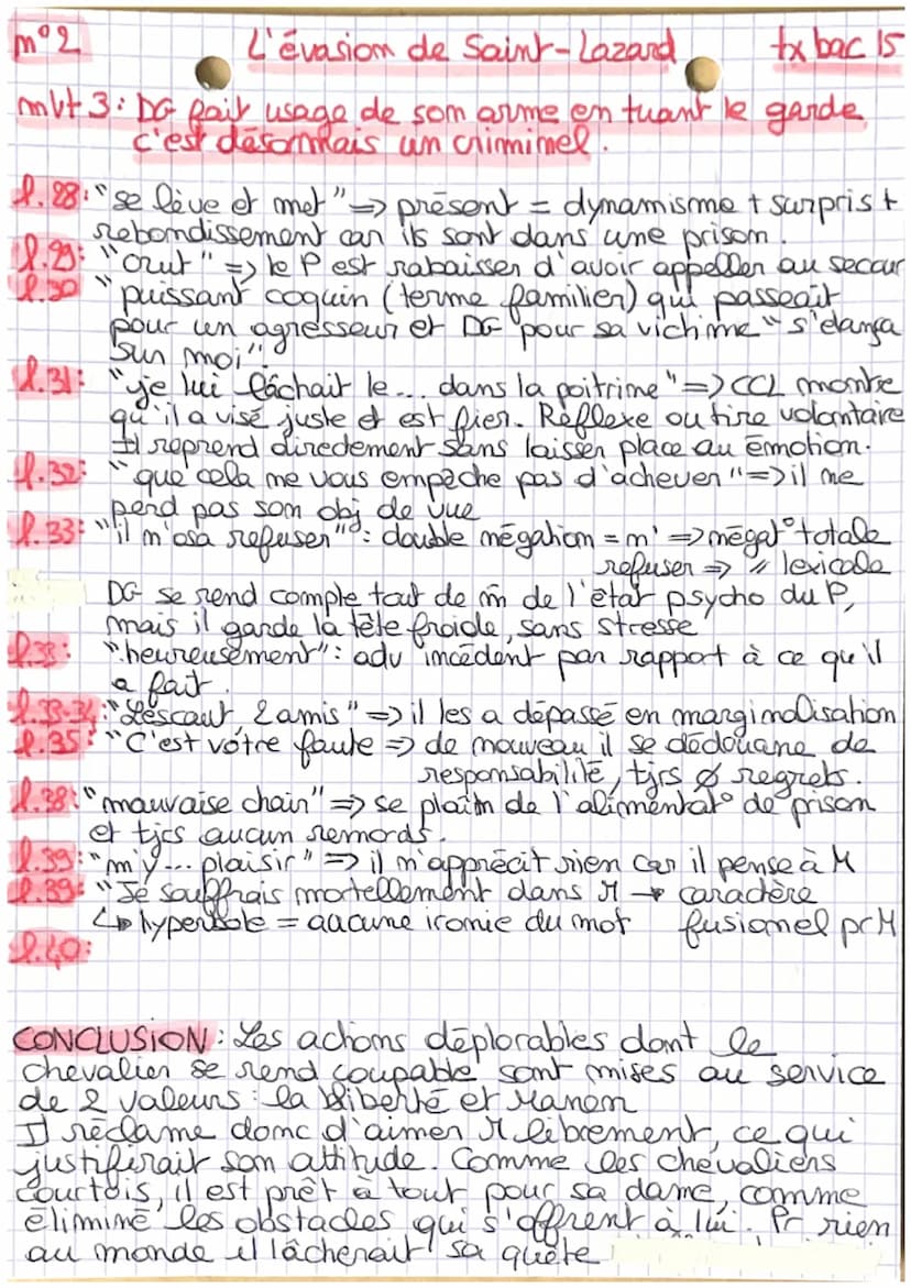 L'évasion de Saint
Lazard
Imrro: Labbé Prevost est un romancien, historien
et journalister me 84, 1697 et décédé en 1763.
Tx bac 15
I a surt