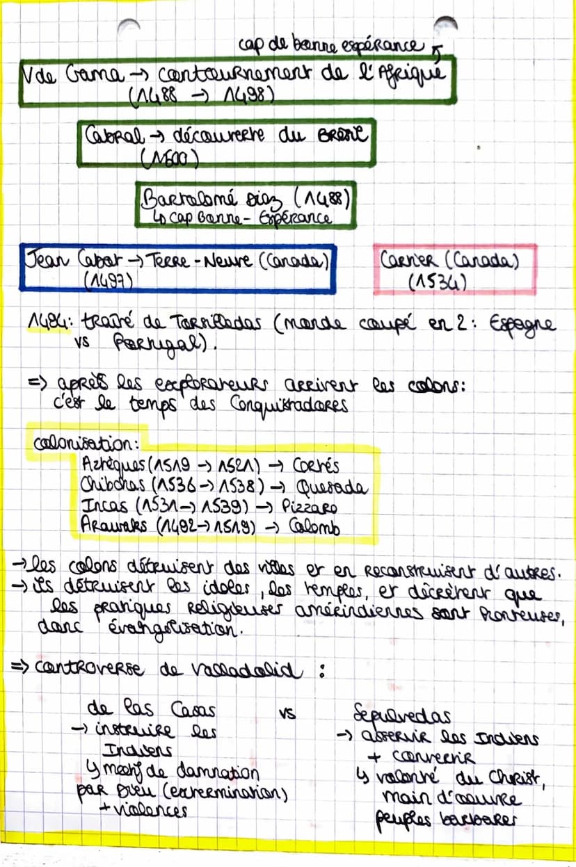 histoire
les,
grandes découvertes
arant le XVe siècle, la vision du monde était
limiter par des canaissances géographiques sammaires
5 mes
m