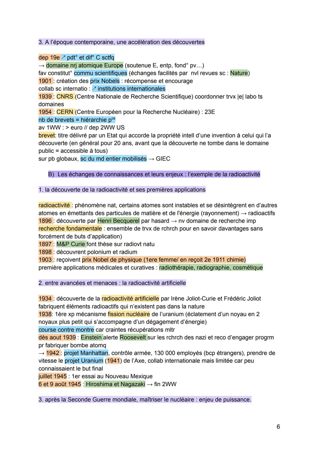 La connaissance
chapitre introductif : La place de la connaissance dans le monde
contemporain : vers une société de la connaissance ?
→ Qu'e