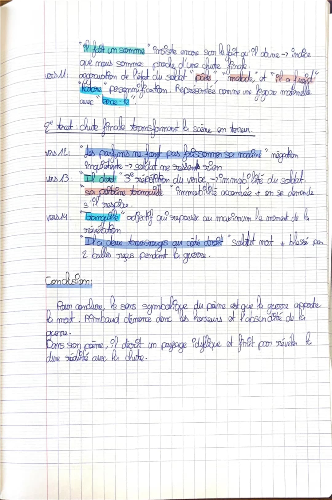 de Dormeur du val, Arthur Rimbaud, 1870.
Introduction
Le Dormeur du val est um poème d'Arthur Rimbaud issu de son
receuil de poème" Cahiers 
