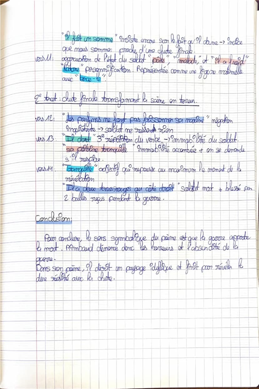 de Dormeur du val, Arthur Rimbaud, 1870.
Introduction
Le Dormeur du val est um poème d'Arthur Rimbaud issu de son
receuil de poème" Cahiers 