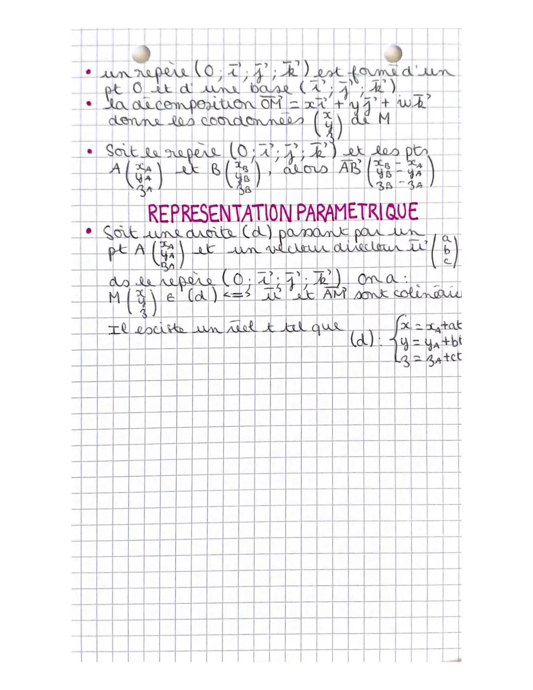 # vecteurs,
2
# droites & peans espace
## VECTEURS DE L'ESPACE
*   u'est combinaison linéaire de t'et w' s'il
existe a et BER tel que từ = α