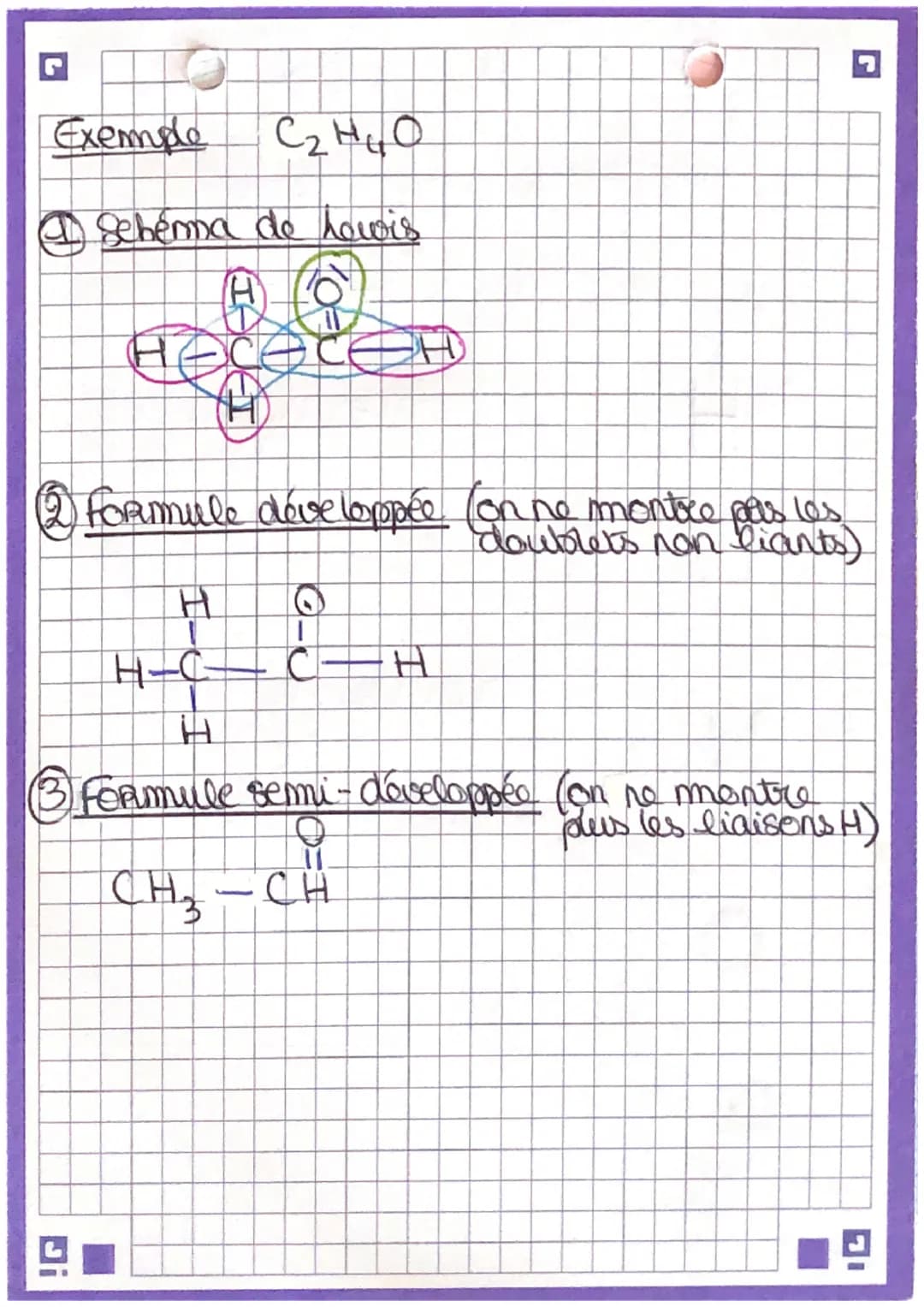 G
N
SCHEMA
DE. Lewis
C'est une méthode que permet de schématiser
les cloctRons de valendo.
H
C
O
CHIMIE
C₂
2nde
7
RÈGLE du duet
Love othe st
