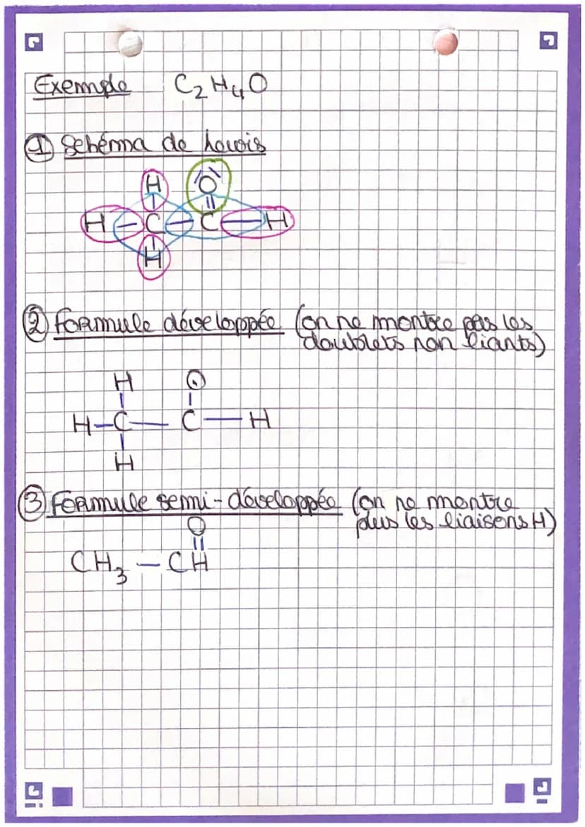 G
N
SCHEMA
DE. Lewis
C'est une méthode que permet de schématiser
les cloctRons de valendo.
H
C
O
CHIMIE
C₂
2nde
7
RÈGLE du duet
Love othe st