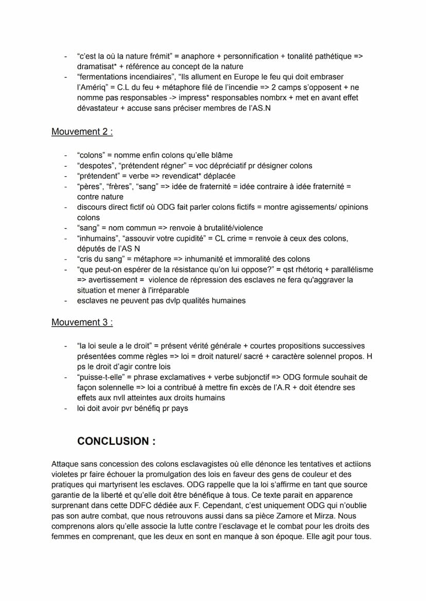 Forme du contrat social de la Déclaration des droits de la
femme et de la citoyenne
INTRODUCTION :
1 - Oeuvre
Extrait de "Forme du contrat s