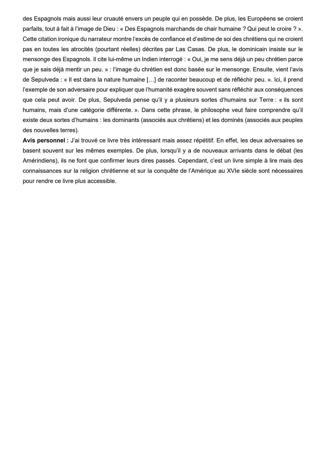 Fiche de lecture
Titre : La controverse de Valladolid
Auteur : Jean-Claude Carrière
Genre: Roman historique
Contexte : Au XVIIe siècle, l'Eu