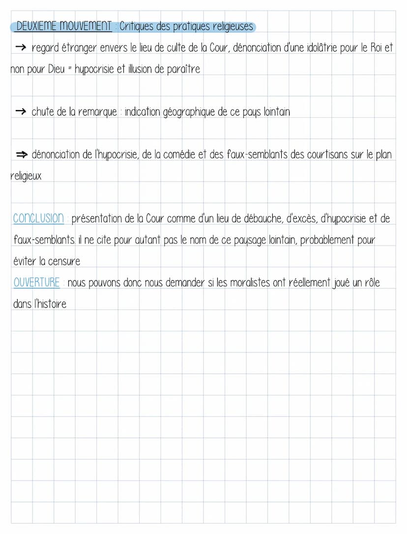 Oral du bac
extrait De la cour Remarque 74.
:
Introduction
→ AUTEUR: La Bruyère, célèbre moraliste du XVIIème siècle
→OEUVRE Les Caractères,