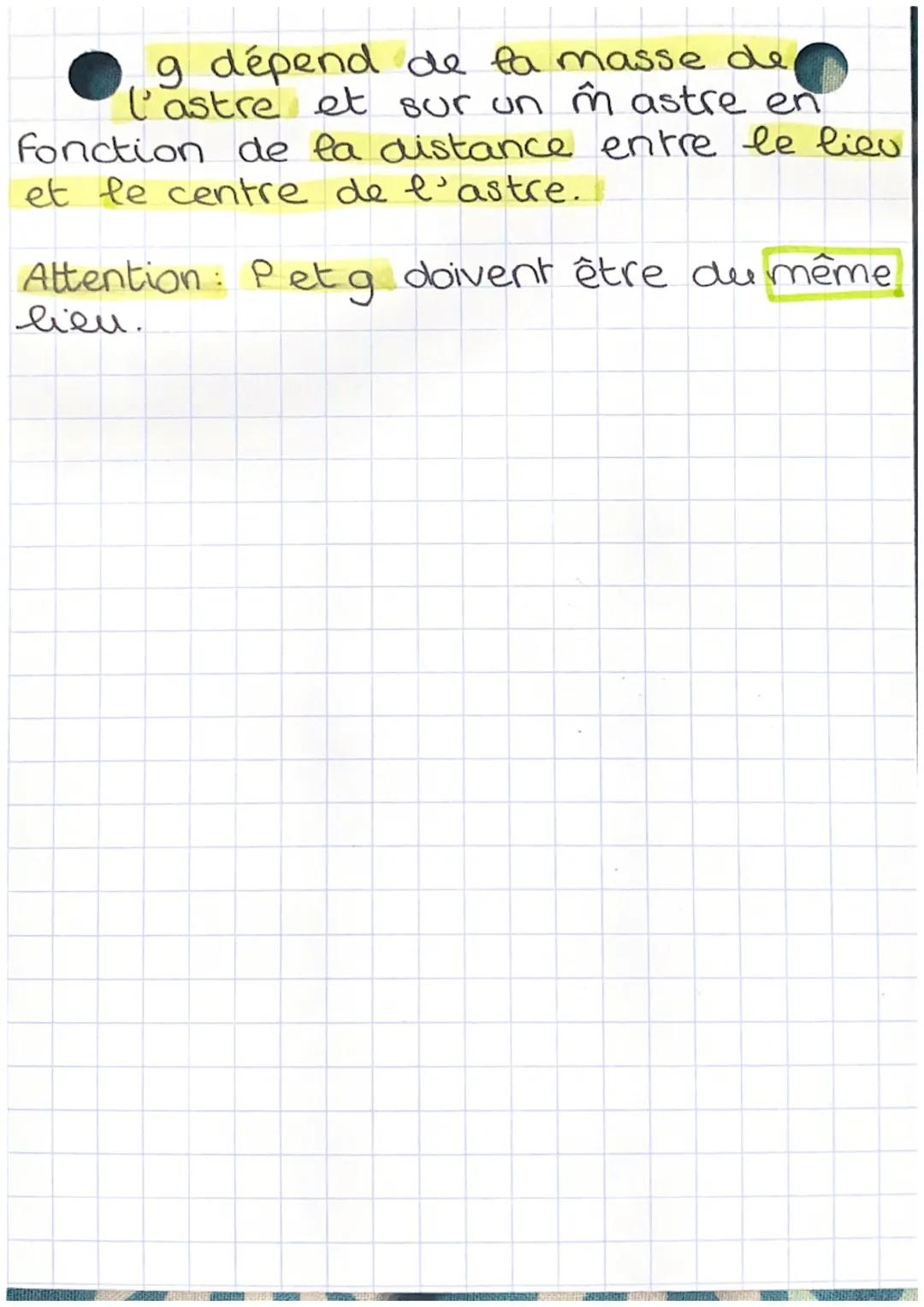 PHYSIQUE
Sens
• valeur
le poids
Une force est modélisée par un vecteur
force
qui des caractéristiques:
point d'application
•direction
le poi