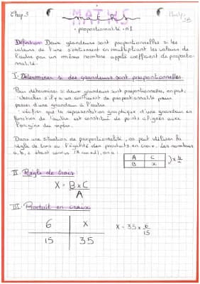 Know Proportionnalité  thumbnail