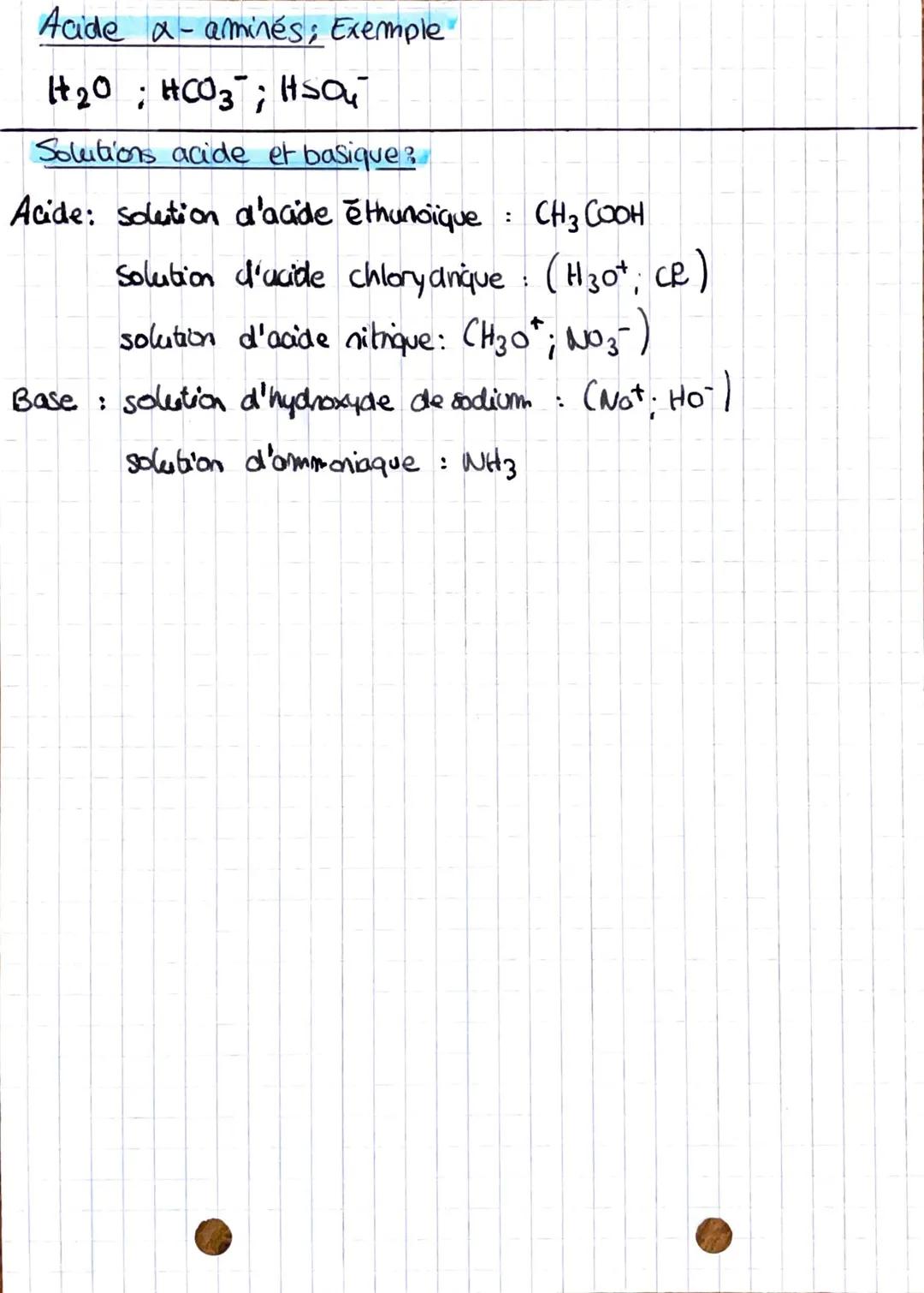 acide base
Acide aspèce chimique susceptible de céder un ou plusieurs
ions hydrogène H+.
Base: espèce chimique susceptible de capter un ou p