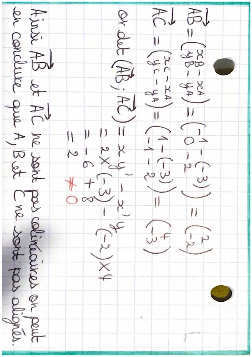 MATHS
Les secteurs
Vecteur du plan: noté te par ex, c'est l'objet
i
ex
A
AB
mathématique qui correspond à une
translation du plan caractéris