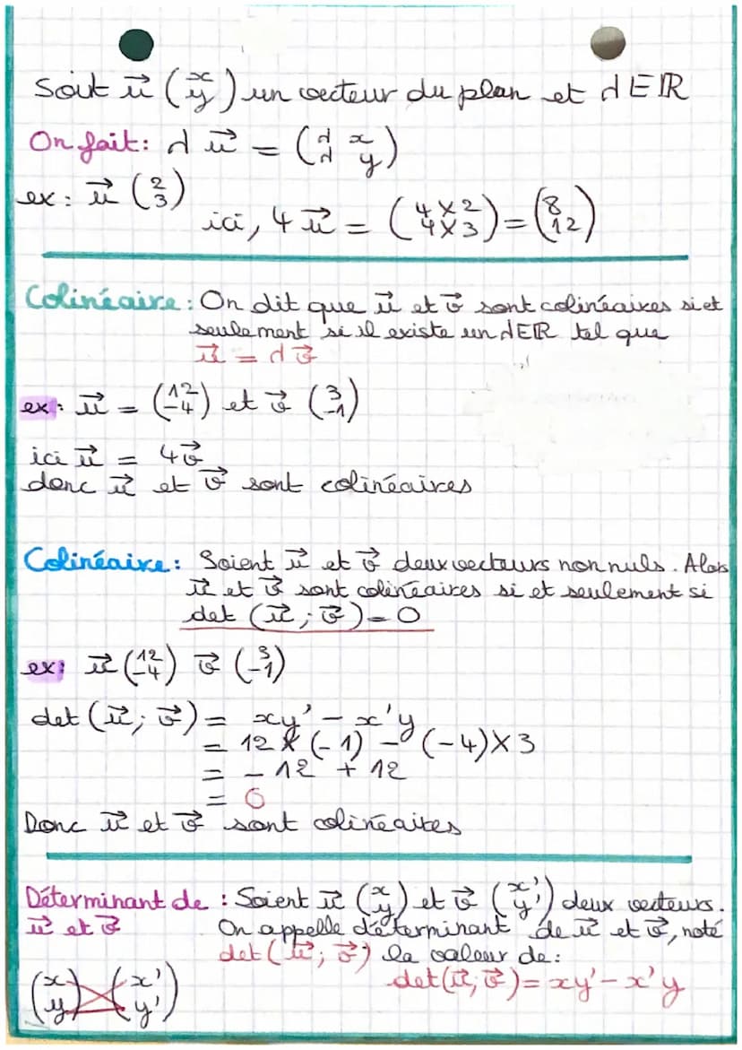 MATHS
Les secteurs
Vecteur du plan: noté te par ex, c'est l'objet
i
ex
A
AB
mathématique qui correspond à une
translation du plan caractéris