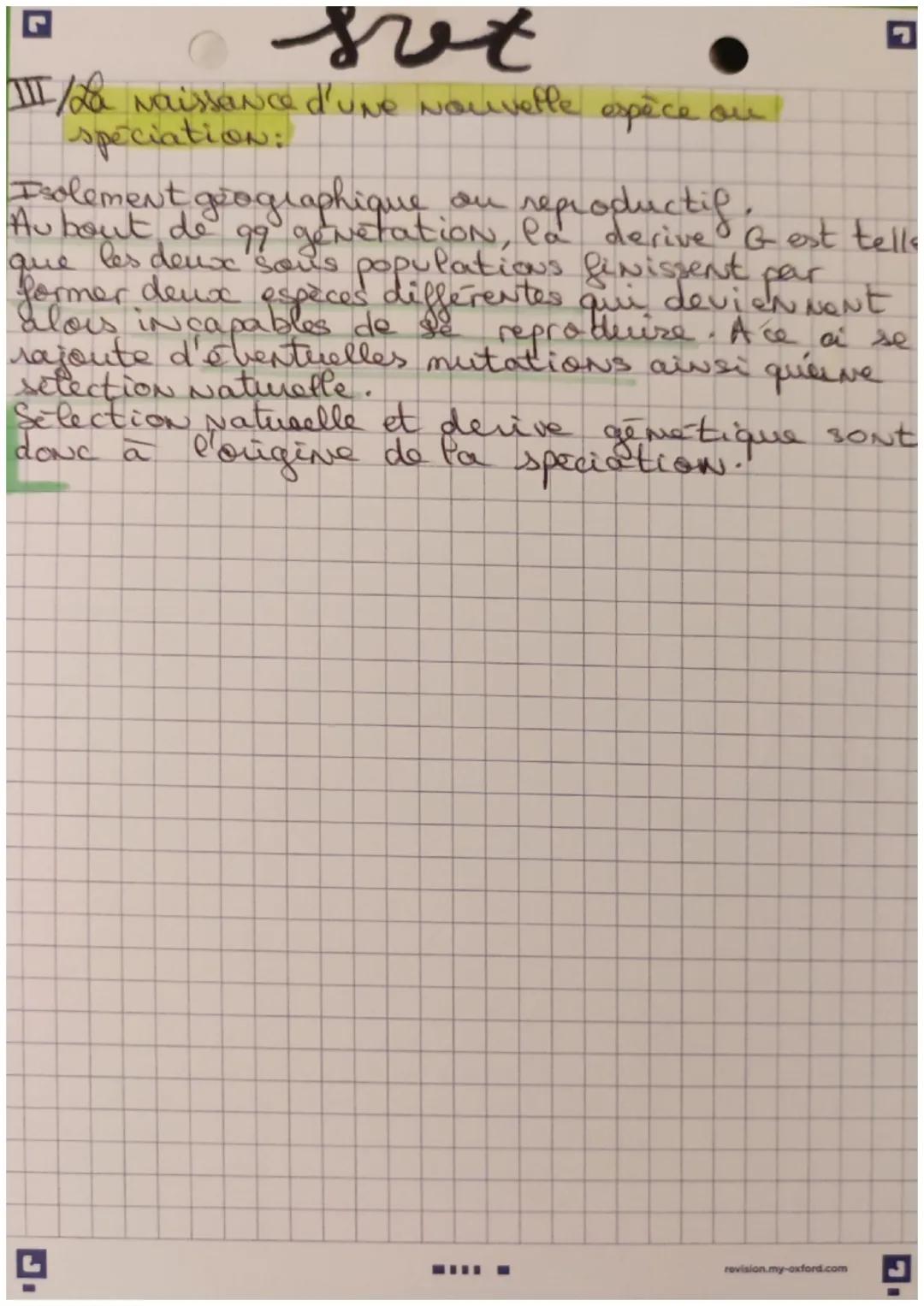 sex

Chapitre 4: forces evolutives et modification de la biodiversite
au sein d'uwe population.

I/ La selection Naturelle.

1. Les effets d