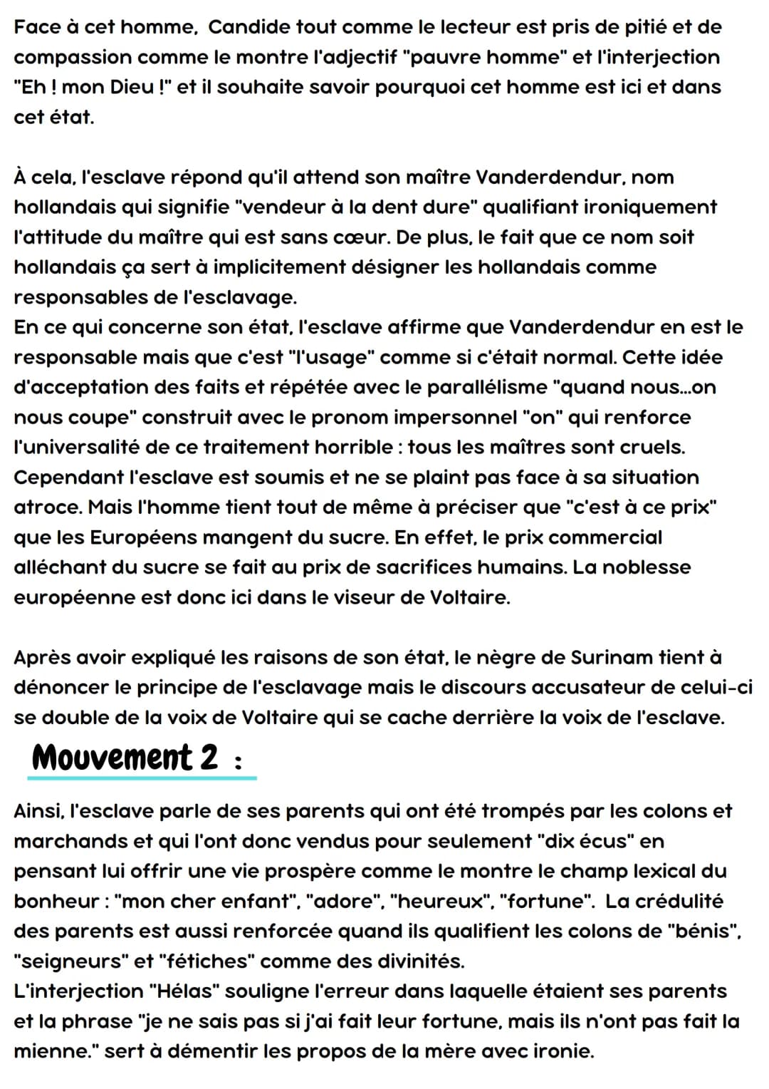 @lescnediens.fr
"Candide
- Voltaire
Le texte que nous nous proposons d'étudier est un extrait du conte
philosophique Candide ou l'Optimisme 