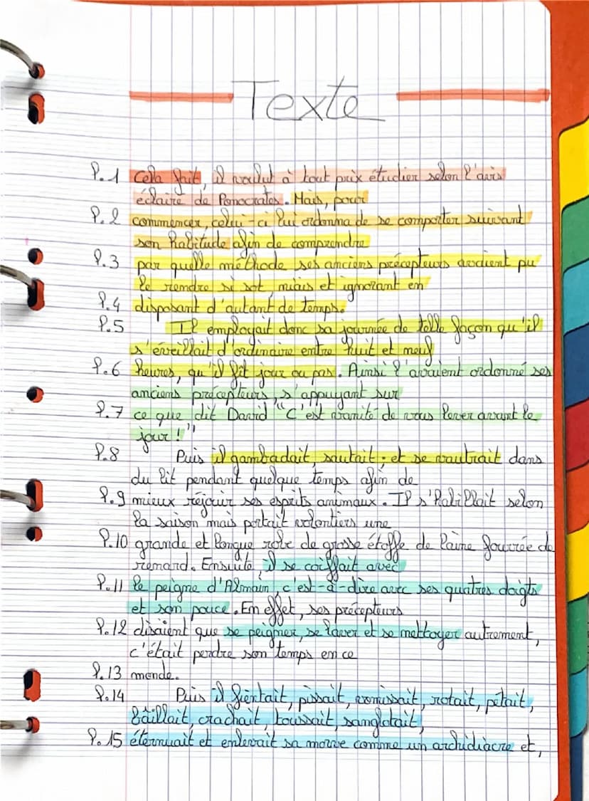 Texte 1
Garganina : Chapitre 20
•
Objet d'étude: La littérature d'idées du XVI siècle au
XVIII side
Parcours: La bonne éducation
•Introducti