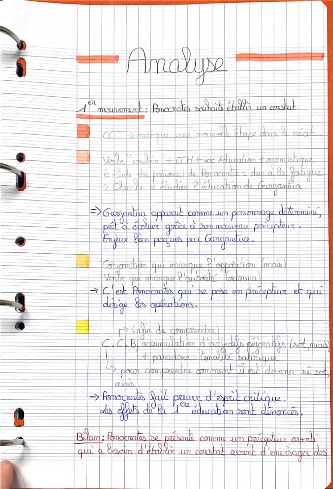 Texte 1
Garganina : Chapitre 20
•
Objet d'étude: La littérature d'idées du XVI siècle au
XVIII side
Parcours: La bonne éducation
•Introducti