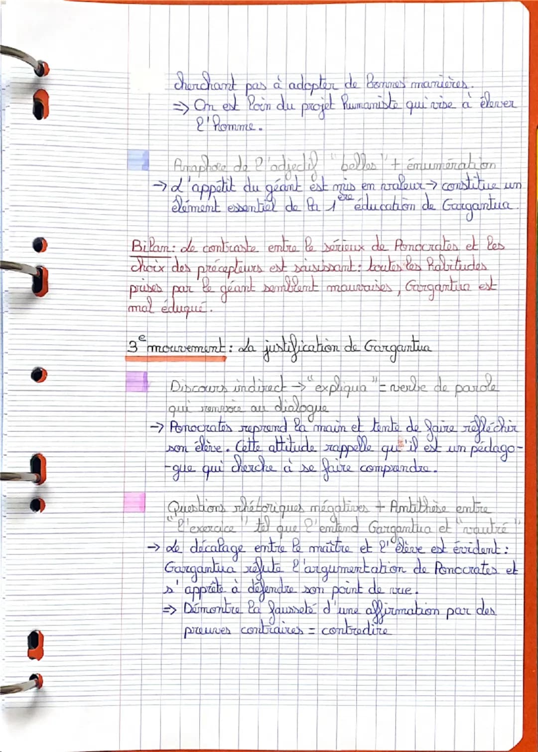 Texte 1
Garganina : Chapitre 20
•
Objet d'étude: La littérature d'idées du XVI siècle au
XVIII side
Parcours: La bonne éducation
•Introducti