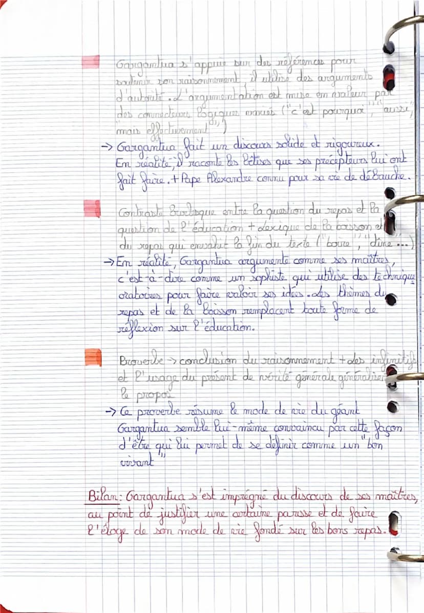 Texte 1
Garganina : Chapitre 20
•
Objet d'étude: La littérature d'idées du XVI siècle au
XVIII side
Parcours: La bonne éducation
•Introducti