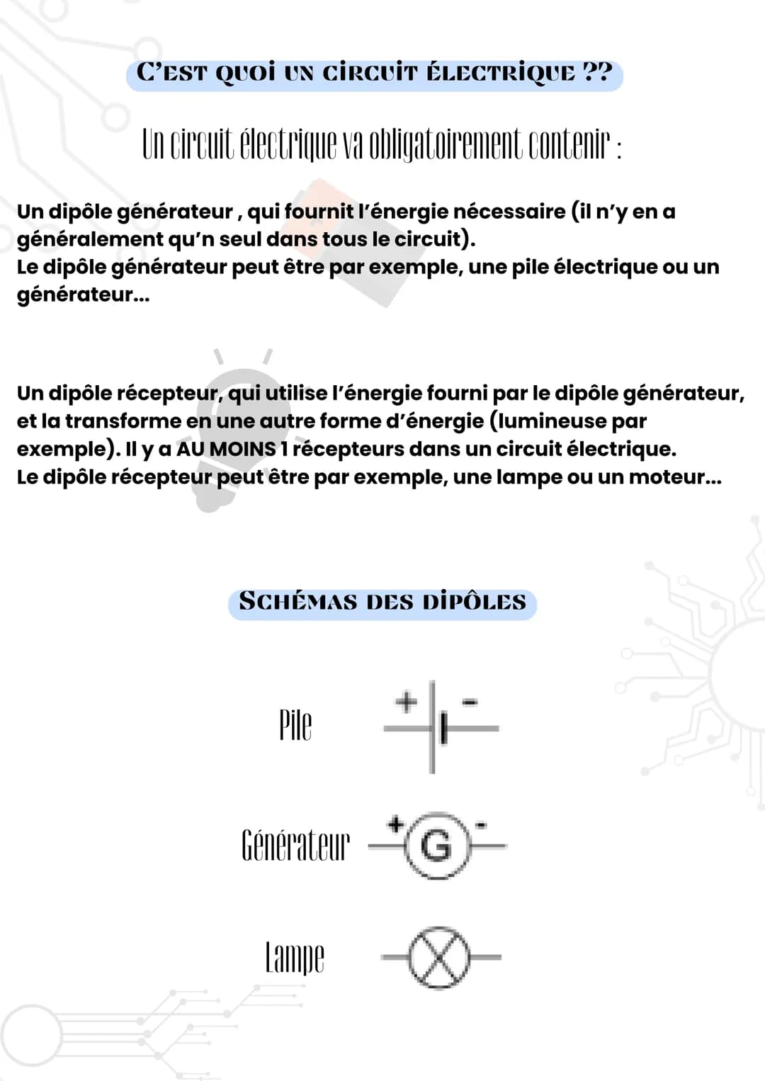 Circuit électrique